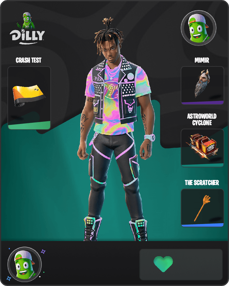 Juice WRLD Fortnite combo