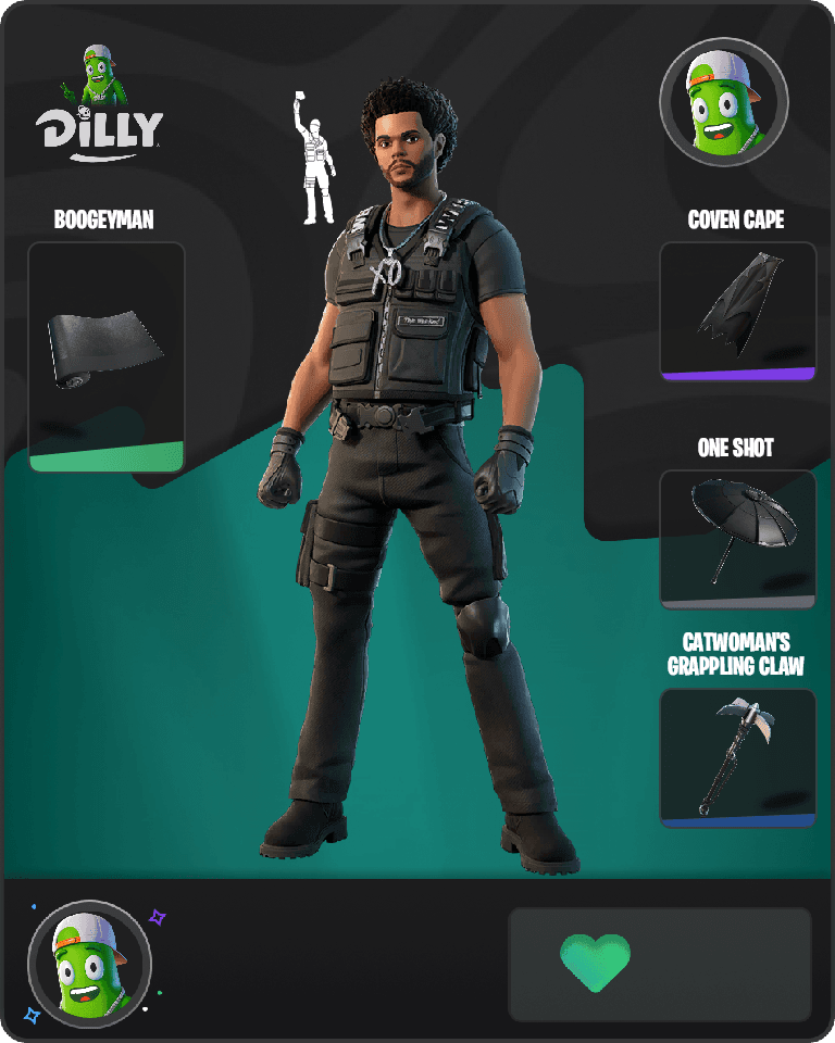 The Weeknd Combat Fortnite combo
