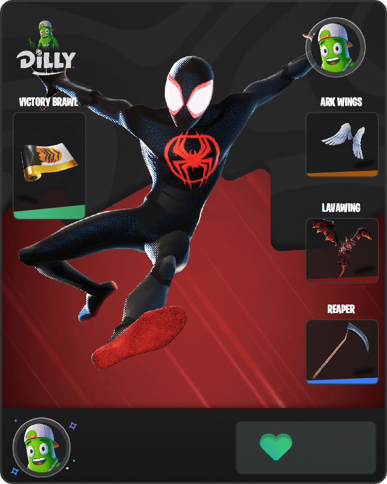 Spider-Man (Miles Morales) Fortnite combo