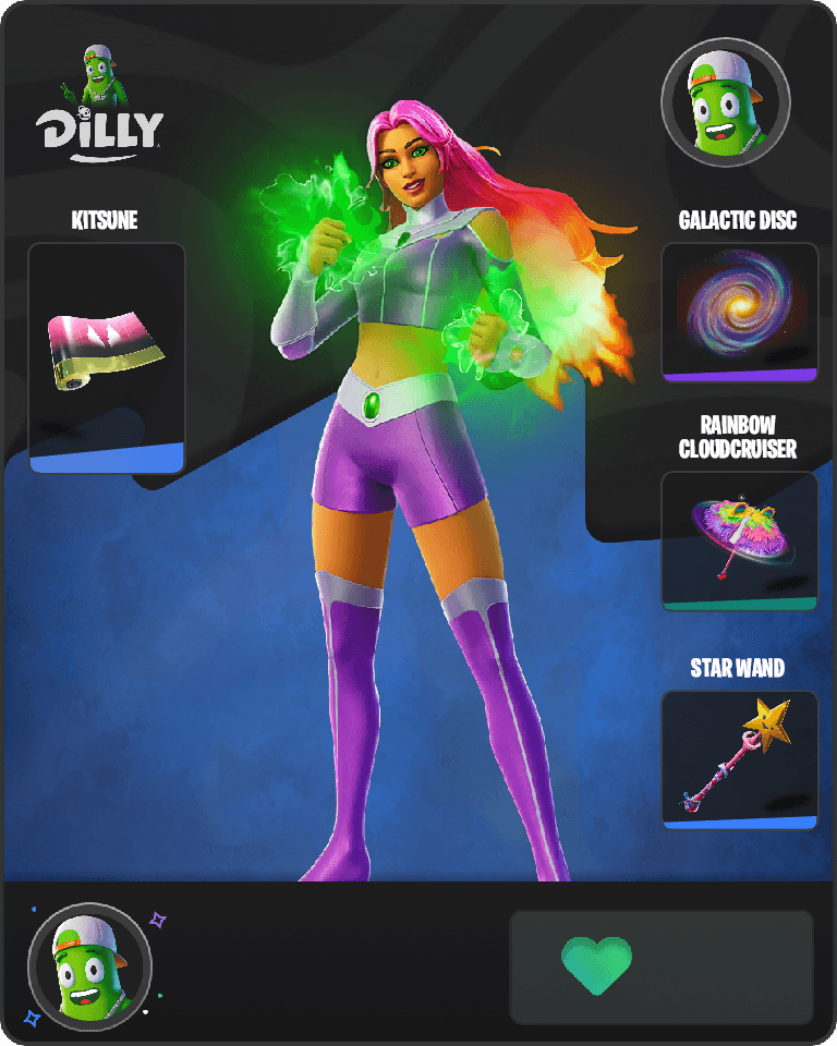 Starfire Fortnite combo