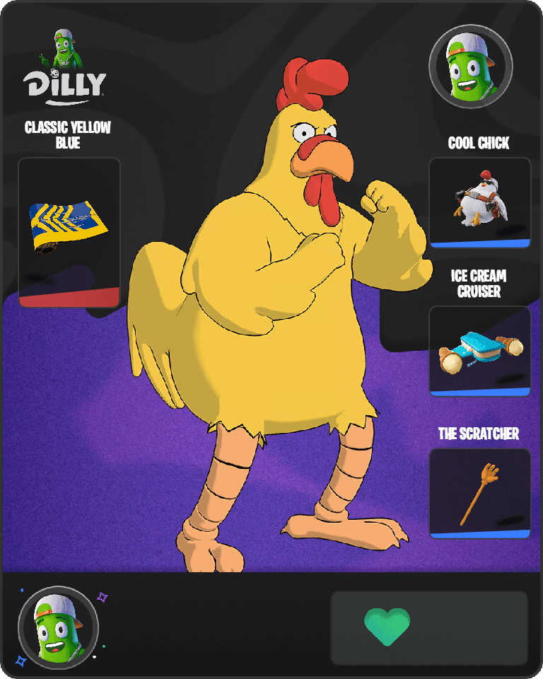 The Giant Chicken Fortnite combo