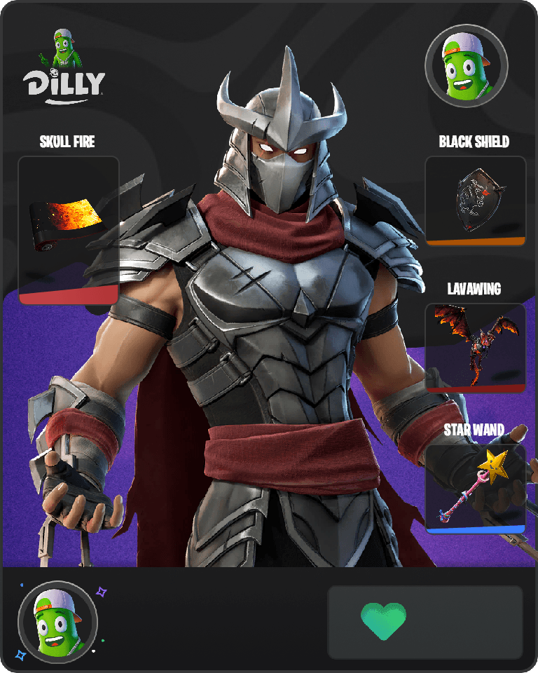 Shredder Fortnite combo