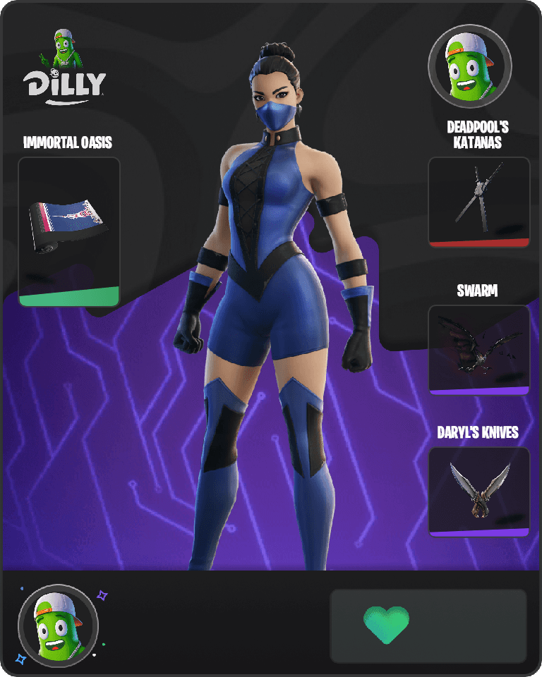 Kitana (MK3) Fortnite combo