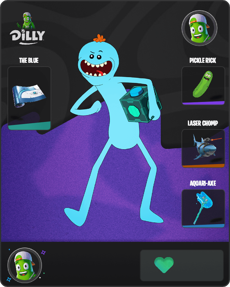 Mr. Meeseeks Fortnite combo