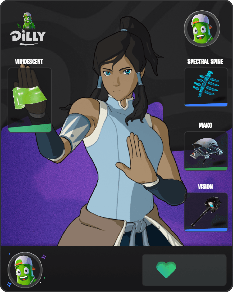 Korra Fortnite combo