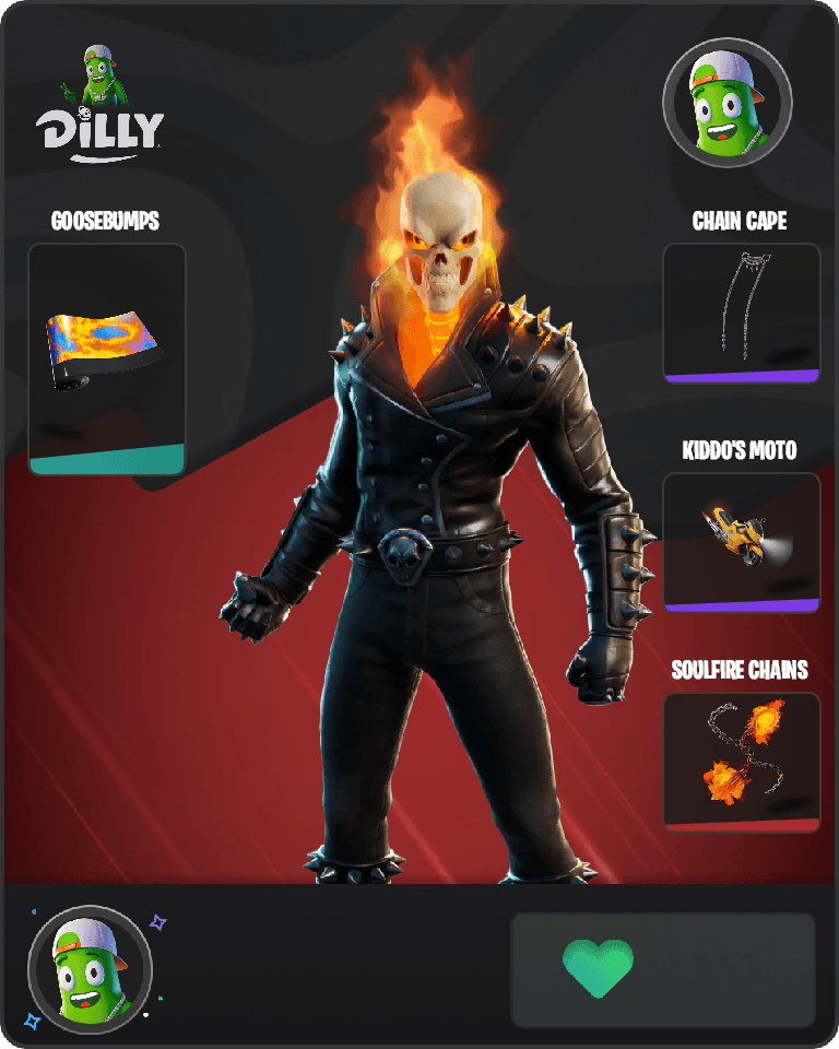Ghost Rider Fortnite combo