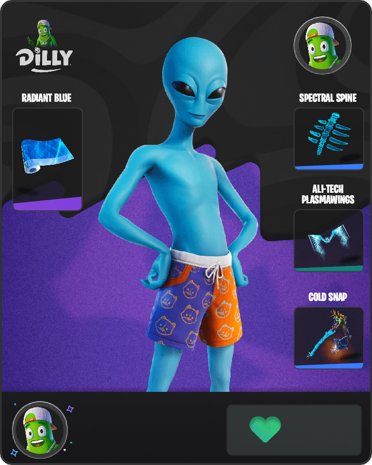 Human Bill Fortnite combo
