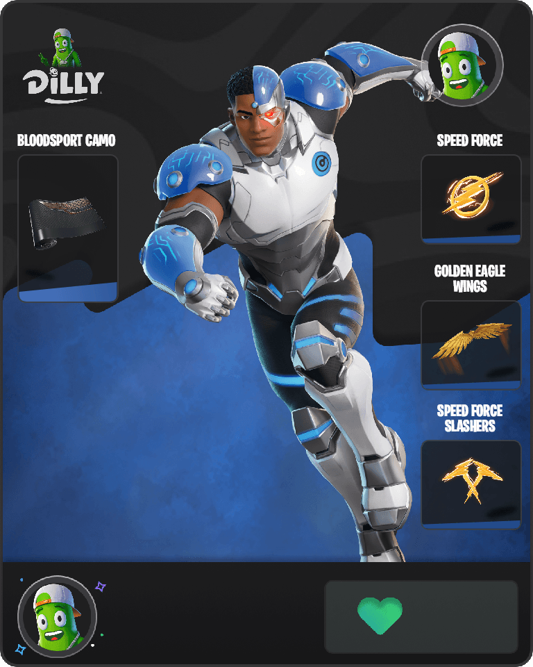 Cyborg Fortnite combo