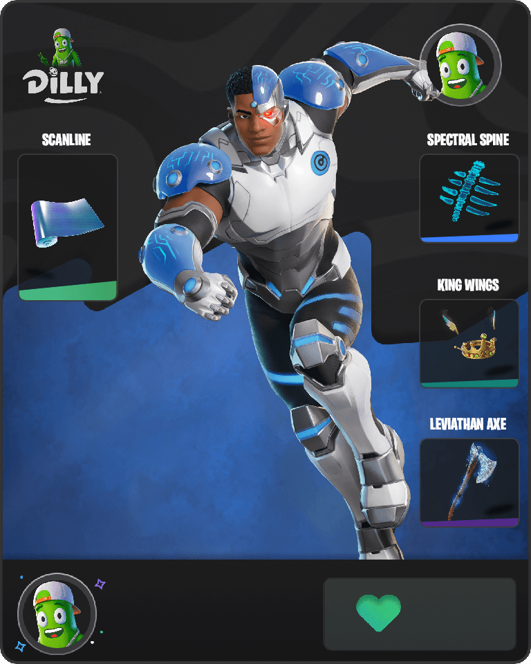 Cyborg Fortnite combo