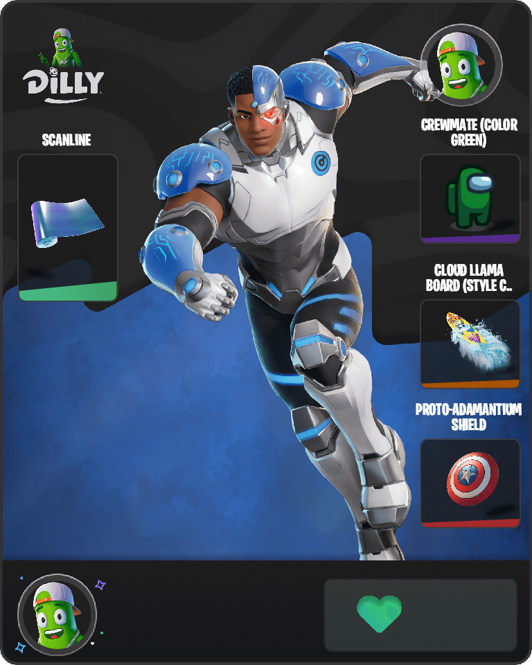 Cyborg Fortnite combo
