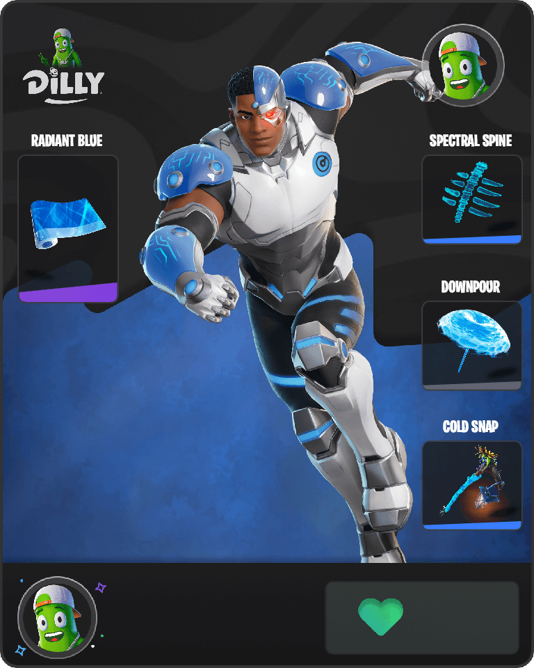 Cyborg Fortnite combo