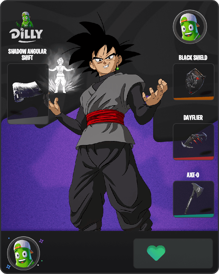 Goku Black Fortnite combo