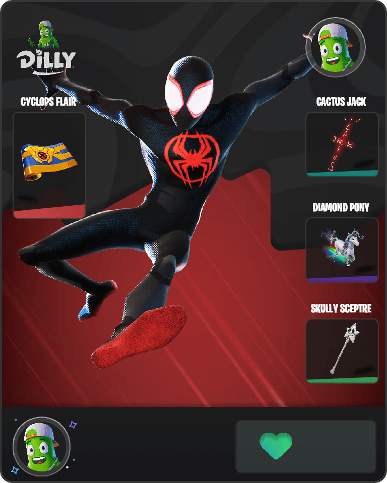 Spider-Man (Miles Morales) Fortnite combo
