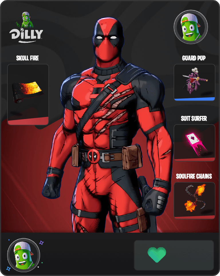 Deadpool (Pen & Ink) Fortnite combo