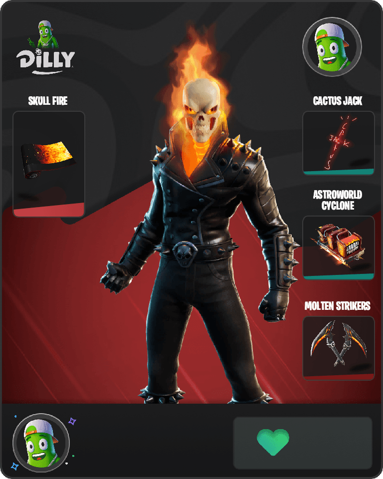 Ghost Rider Fortnite combo