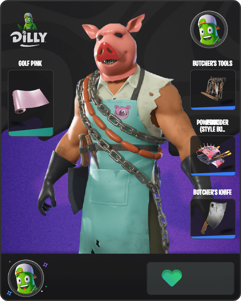 Pig the Butcher Fortnite combo