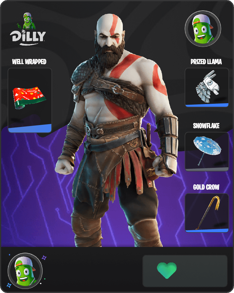 Kratos Fortnite combo
