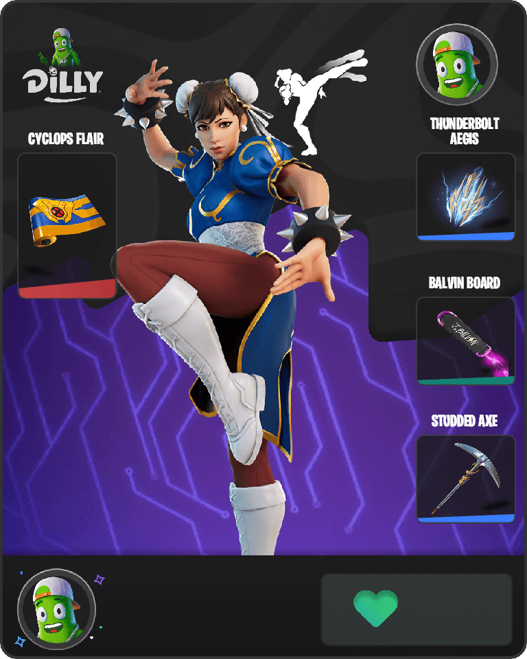 Chun-Li Fortnite combo