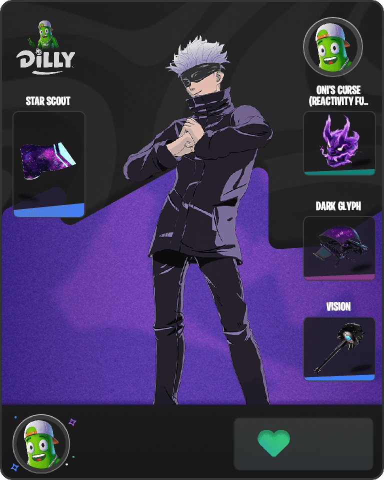 Satoru Gojo Fortnite combo