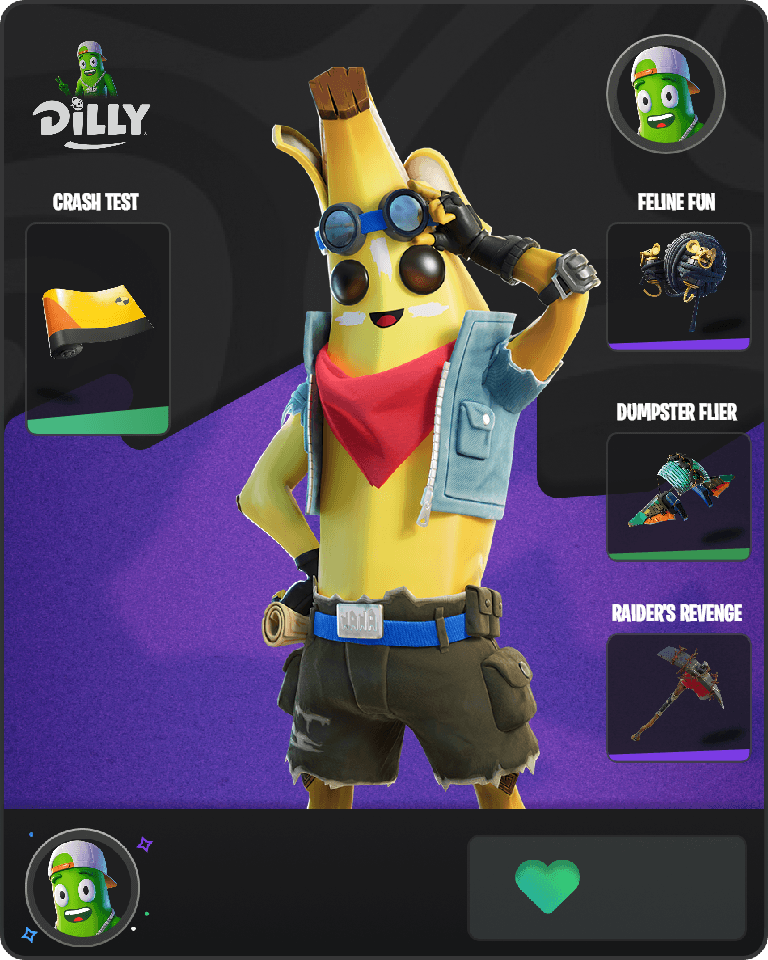 Adventure Peely Fortnite combo