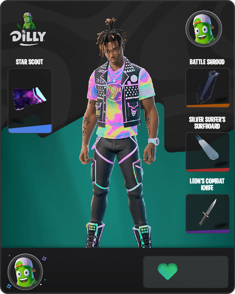 Juice WRLD Fortnite combo