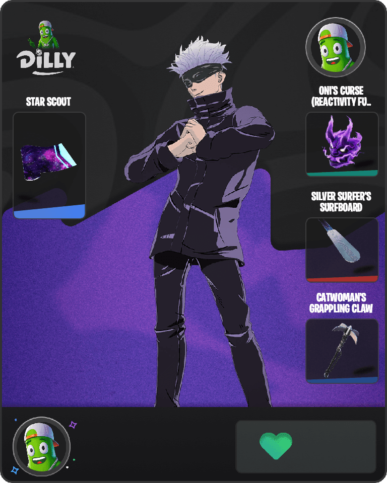 Satoru Gojo Fortnite combo