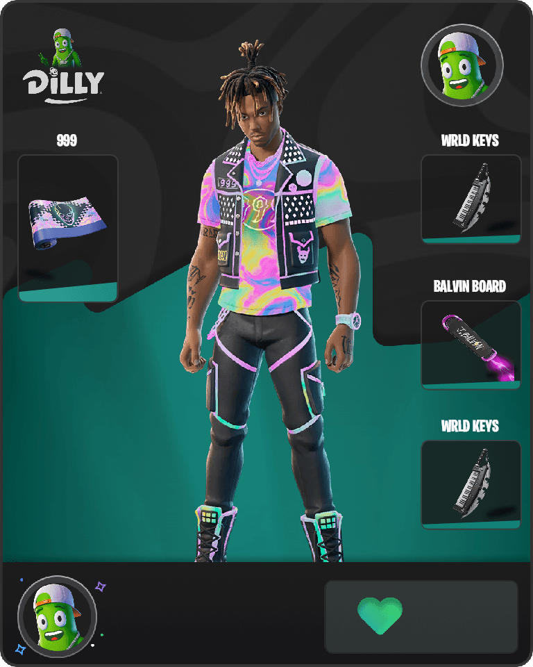 Juice WRLD Fortnite combo
