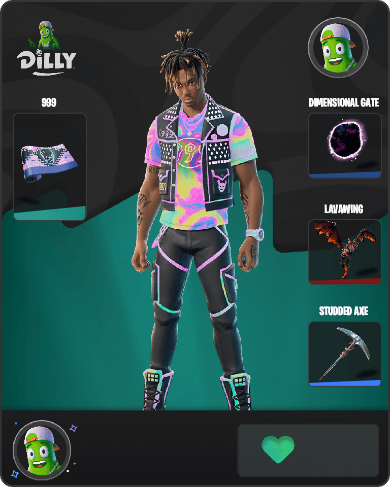 Juice WRLD Fortnite combo