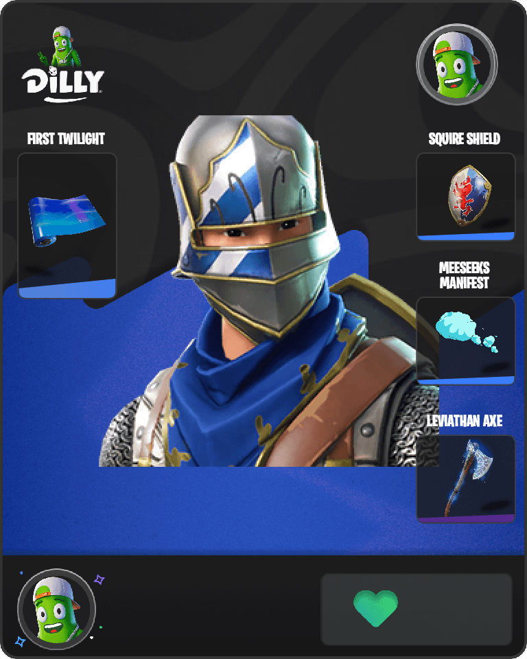 Blue Squire Fortnite combo