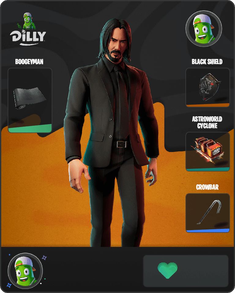 John Wick Fortnite combo