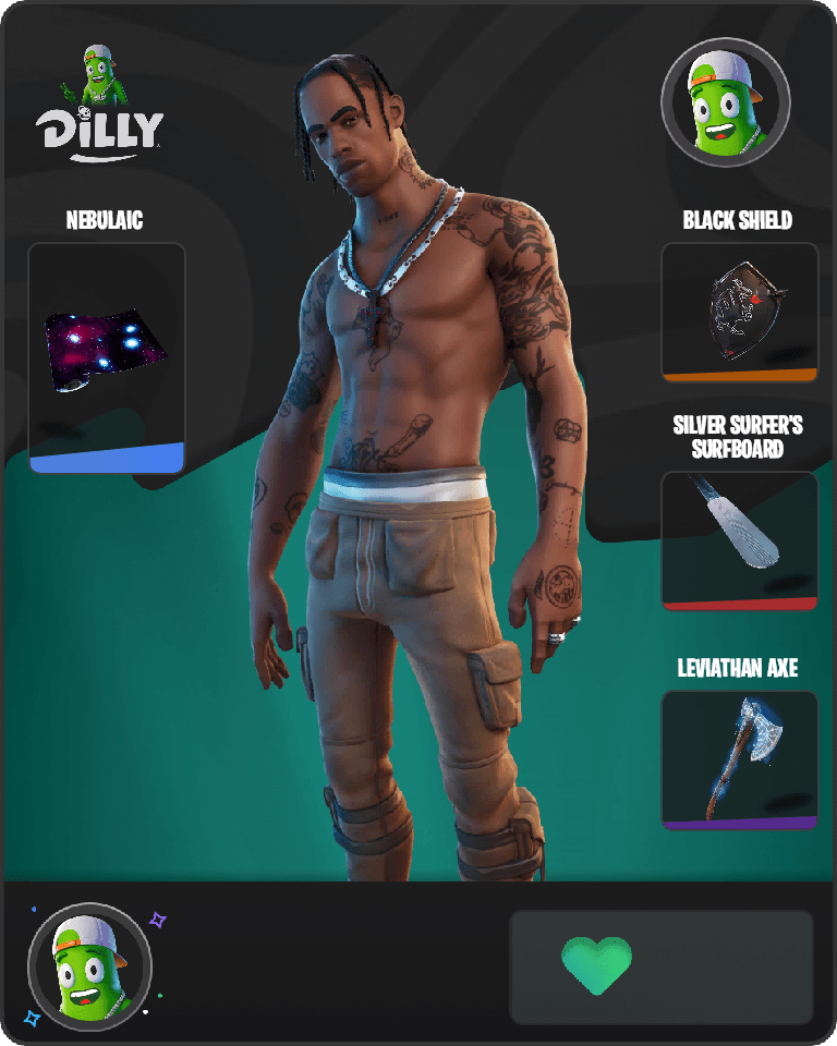 Travis Scott Fortnite combo