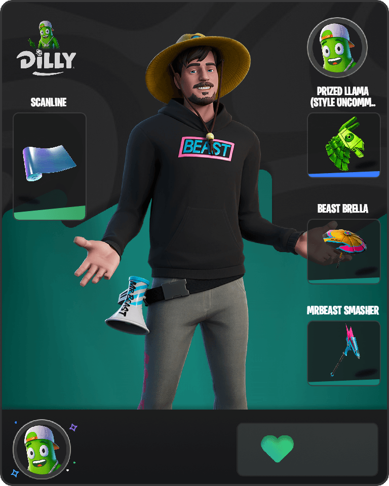 MrBeast Fortnite combo