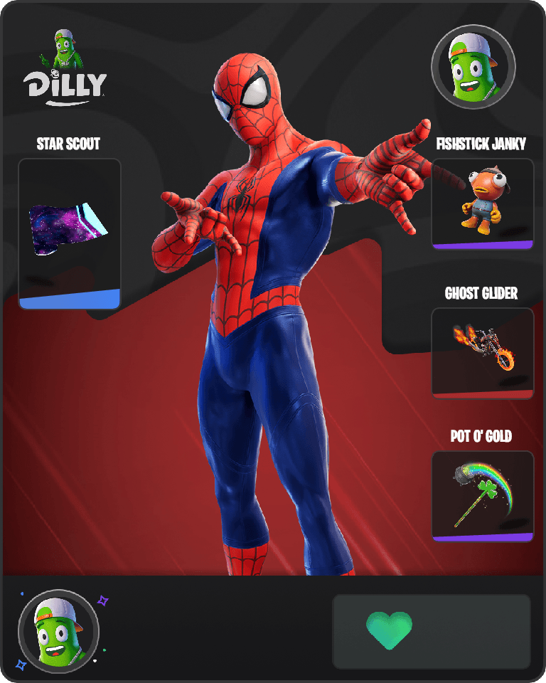 Spider-Man Fortnite combo