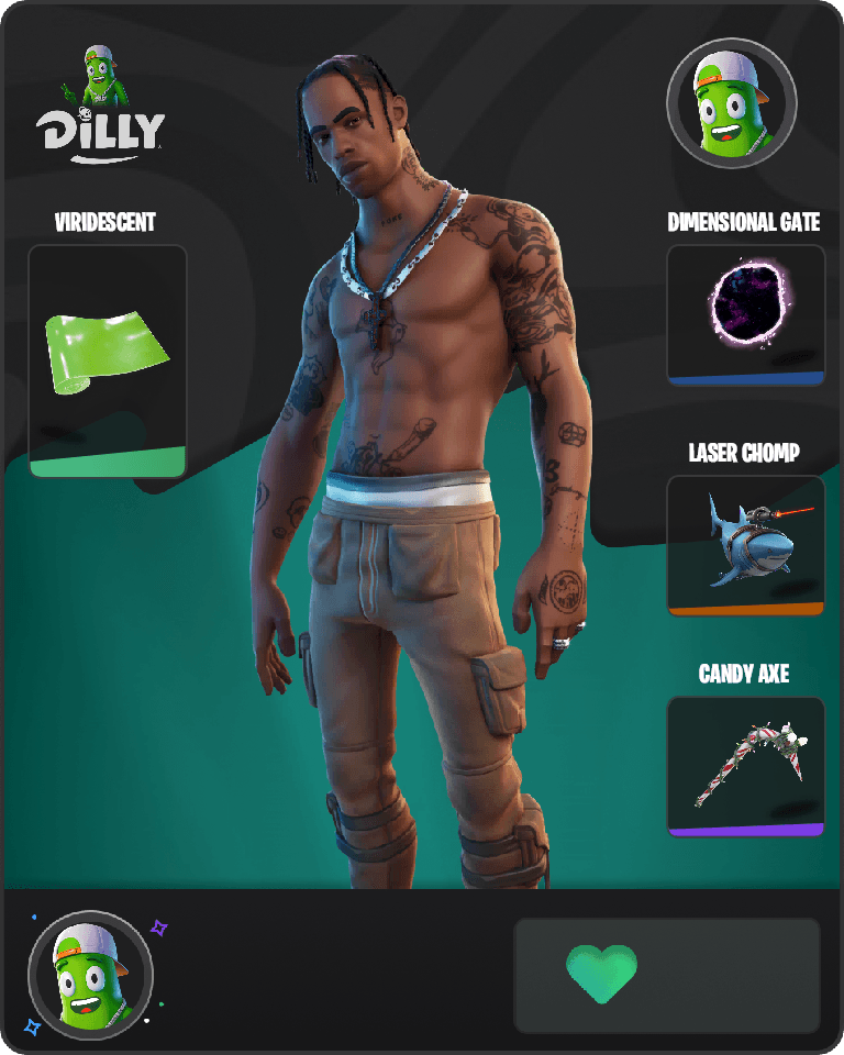 Travis Scott Fortnite combo
