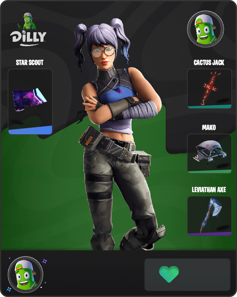 Crystal Fortnite combo