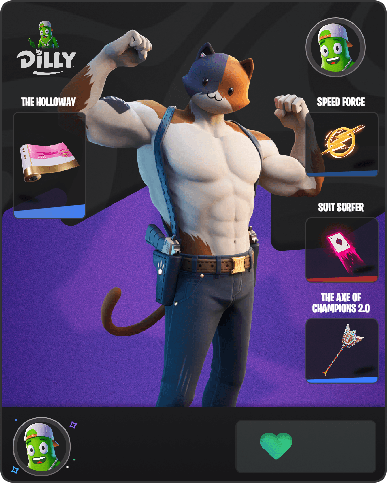 Meowscles Fortnite combo