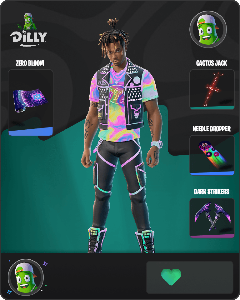Juice WRLD Fortnite combo