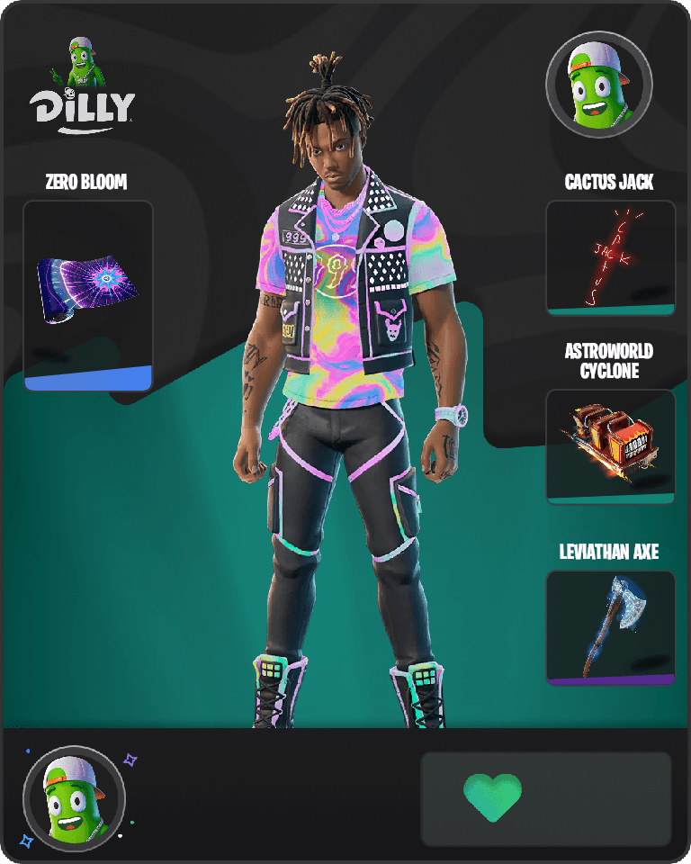 Juice WRLD Fortnite combo