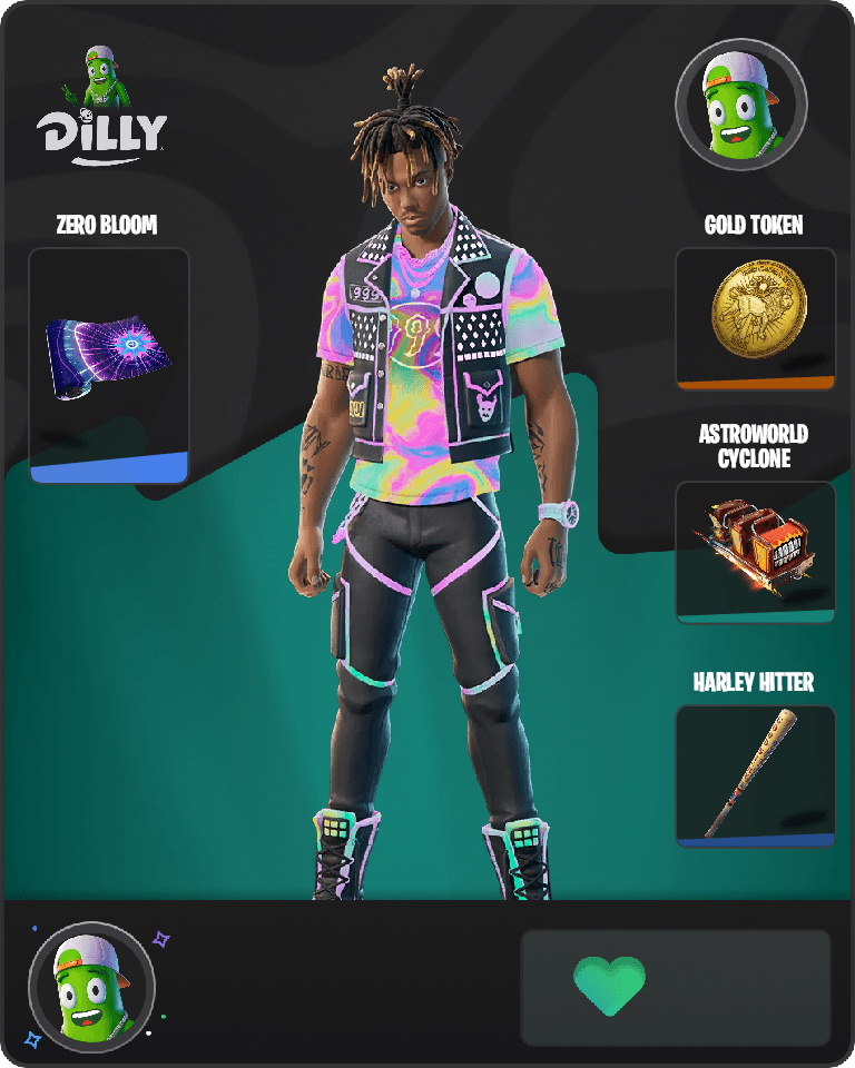 Juice WRLD Fortnite combo