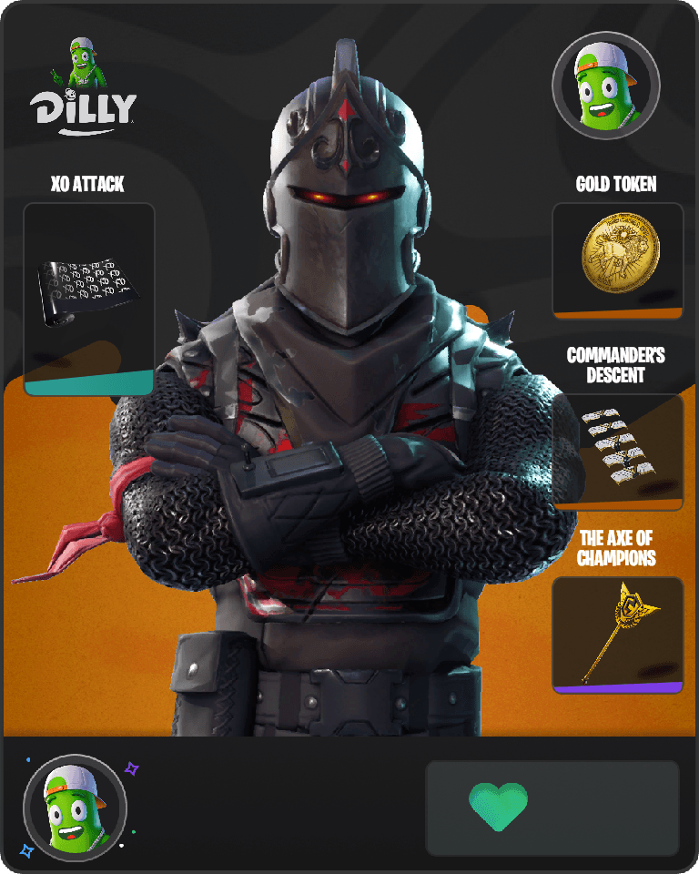 Black Knight Fortnite combo