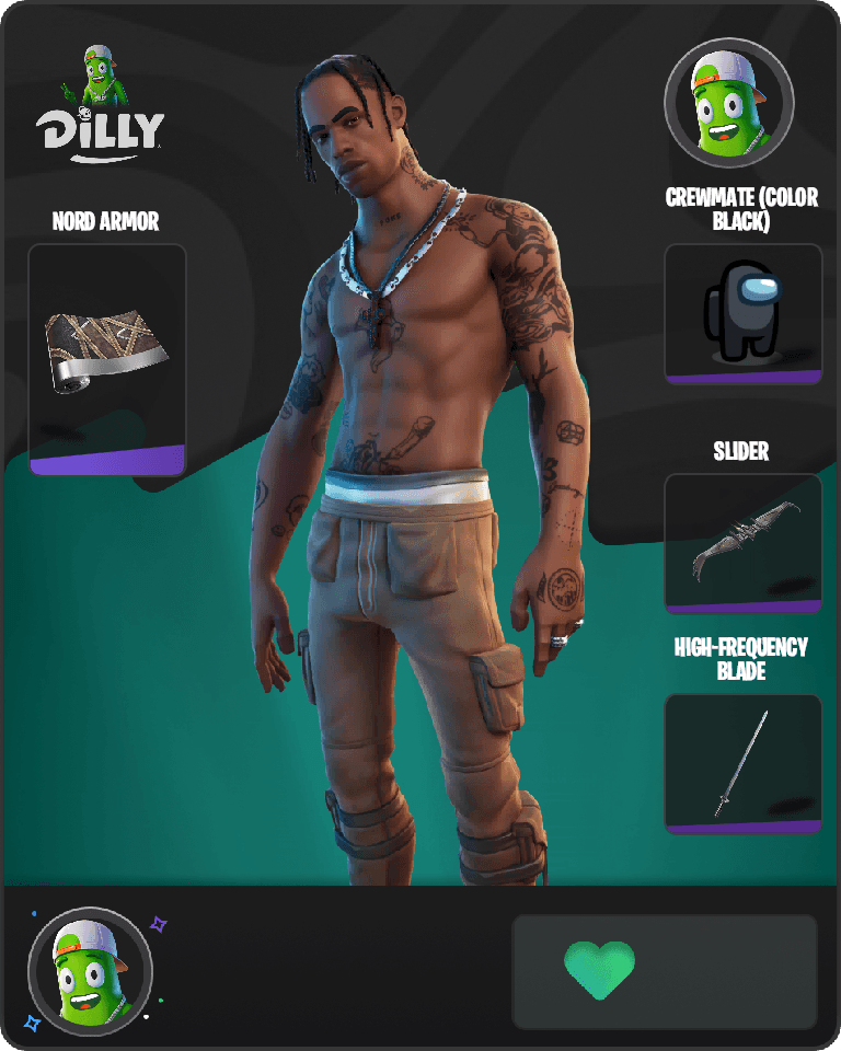 Travis Scott Fortnite combo