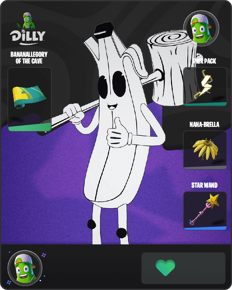 Toon Peely Fortnite combo