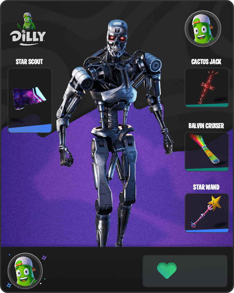 T-800 Fortnite combo
