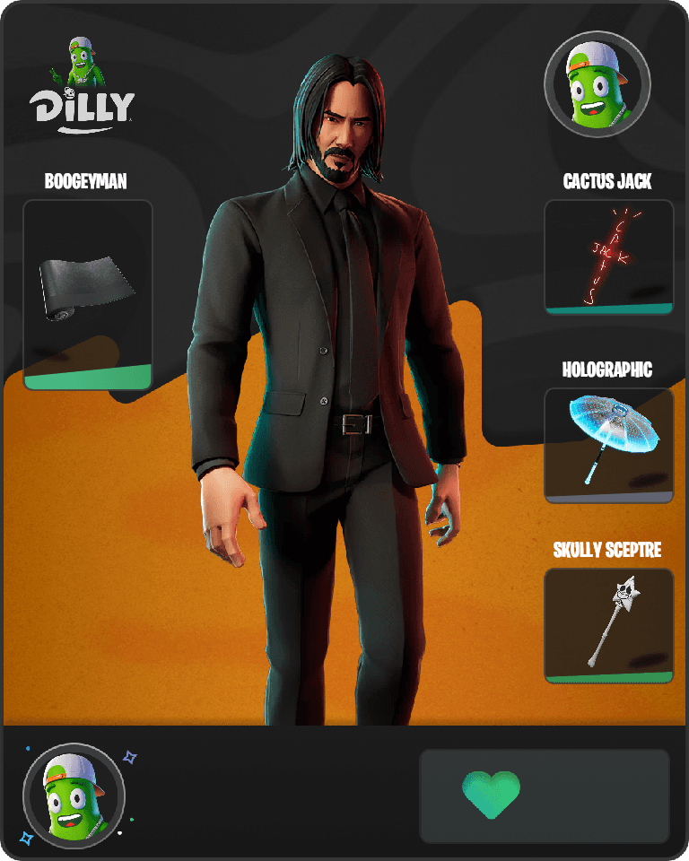 John Wick Fortnite combo