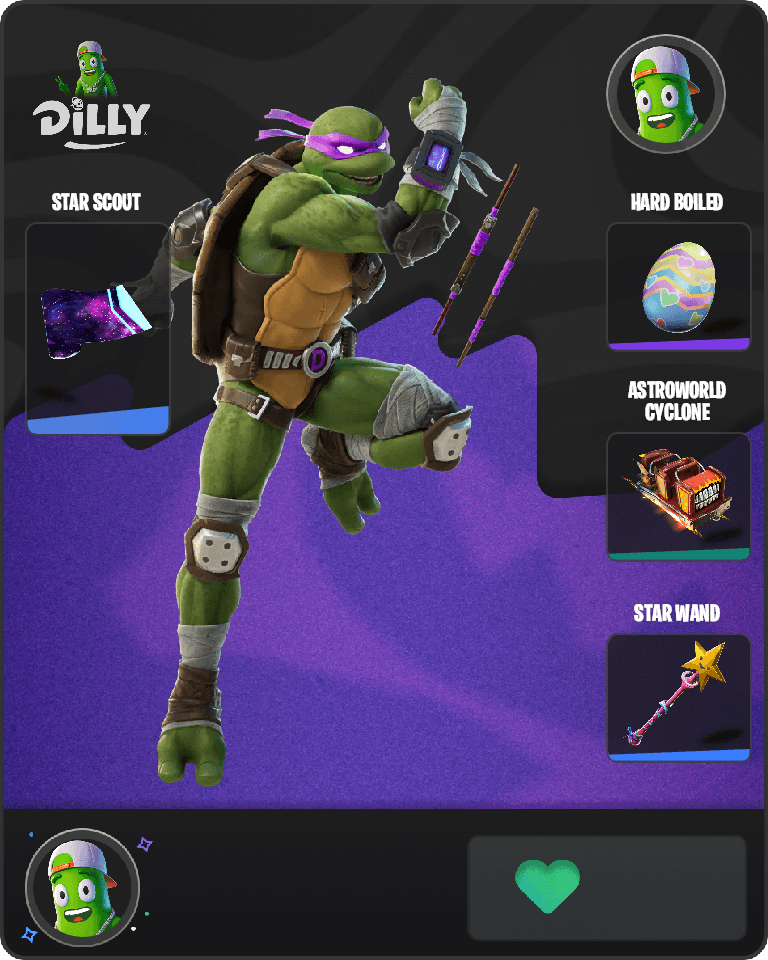 Donatello Fortnite combo