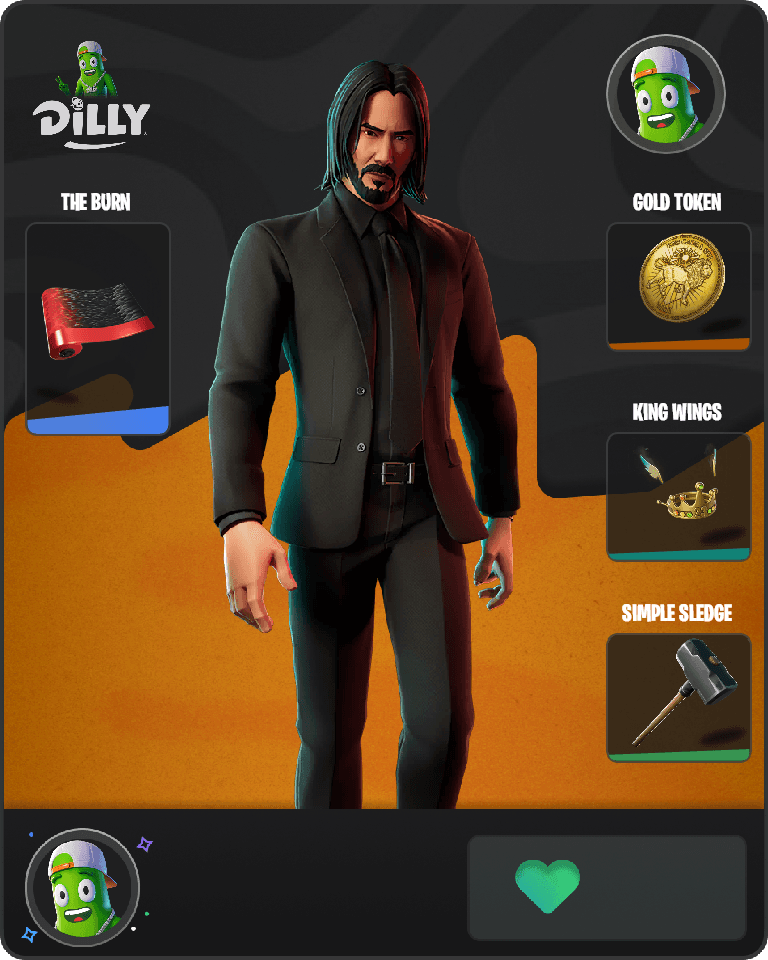John Wick Fortnite combo