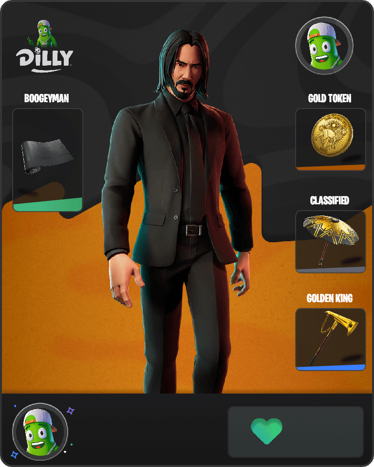 John Wick Fortnite combo