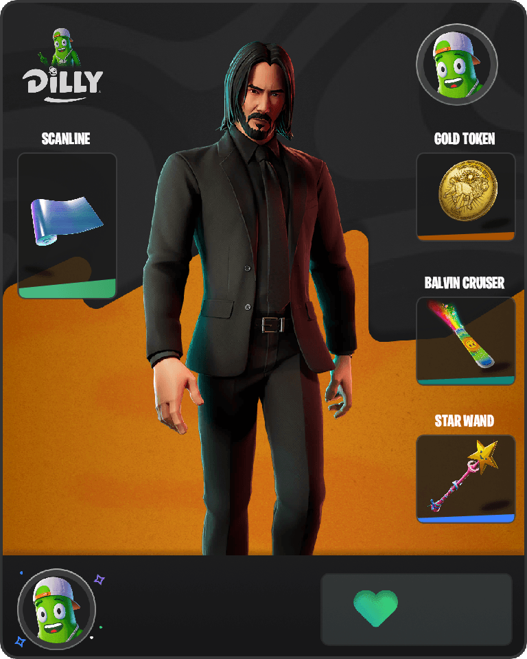 John Wick Fortnite combo