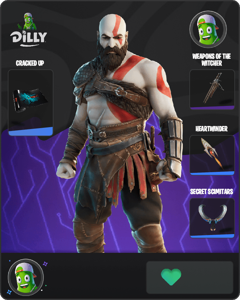 Kratos Fortnite combo