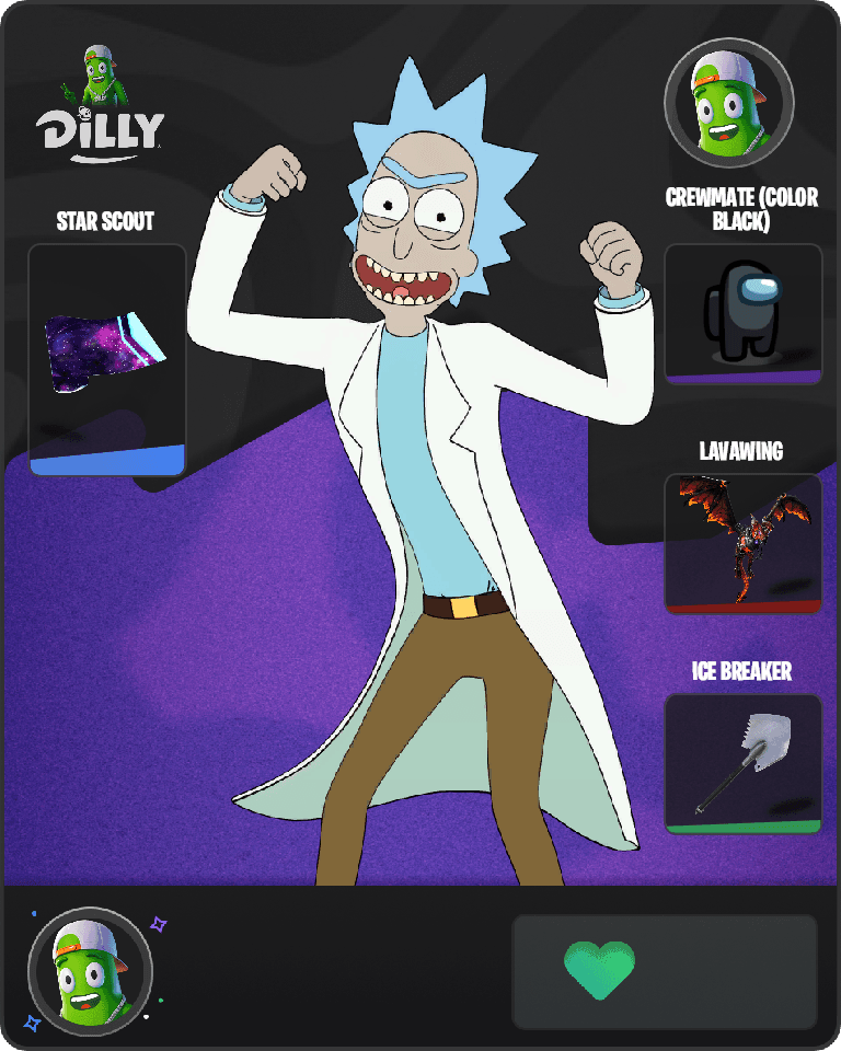 Rick Sanchez Fortnite combo
